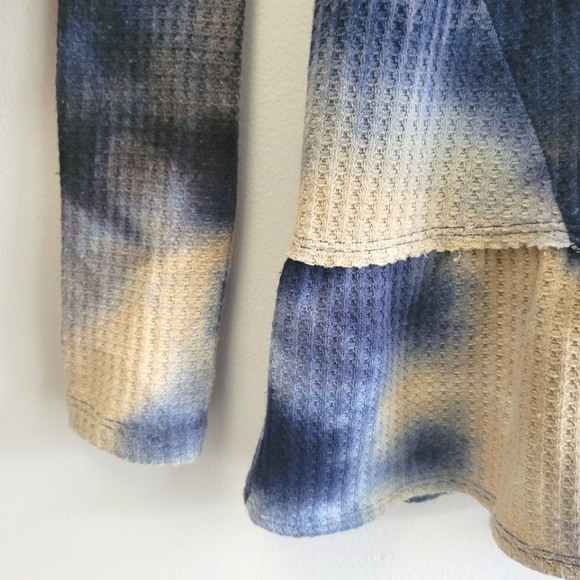 Eri + Ali Waffle Knit Tallie Tie Dye Top - Picture 4 of 7